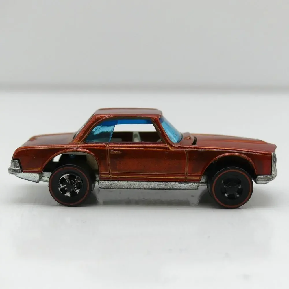 Vintage 1969 Mattel Hot Wheels Mercedes-Benz 280SL Redline Copper Diecast Car HK
